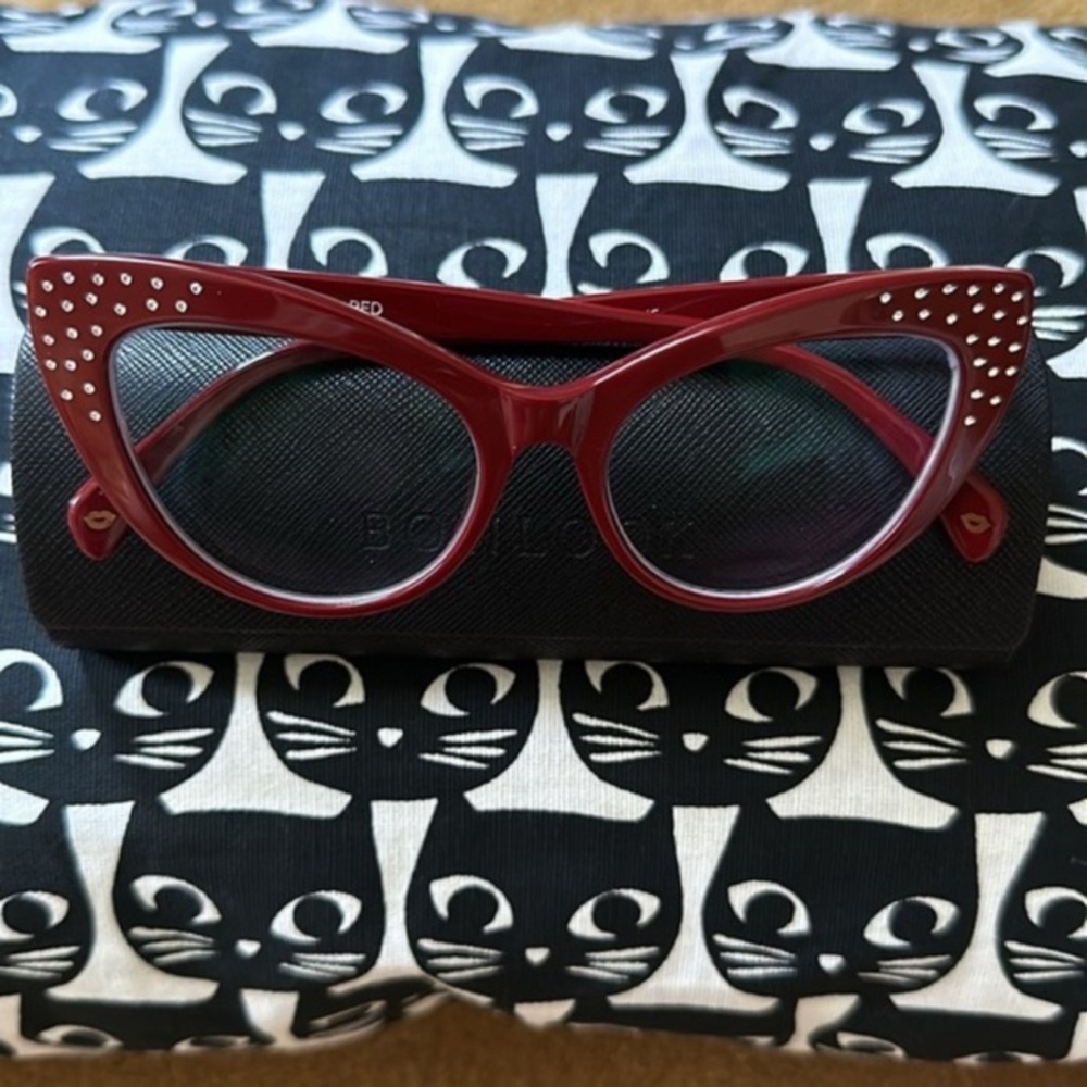 Bonlook Keiko Lynn Amanda Red Cat Eye glasses